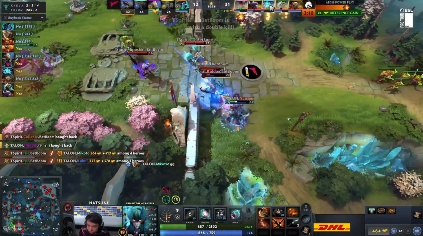 DOTA2电竞世界杯2025淘汰赛首日赛果！Spirit晋级半决赛